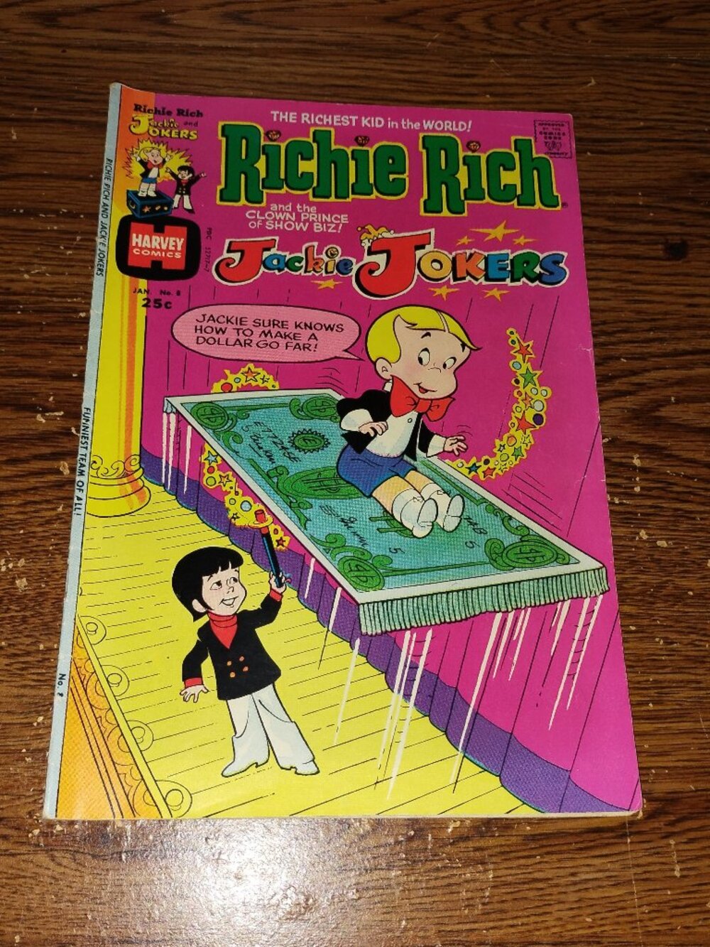 Richie Rich and Jackie Jokers #8 (Harvey Comics, 1975)